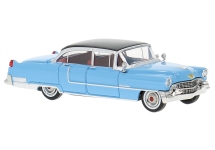 Brekina 18351 - H0 - Cadillac Fleetwood - blau/weiß